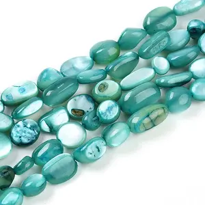 Natural White Shell Beads Strands
