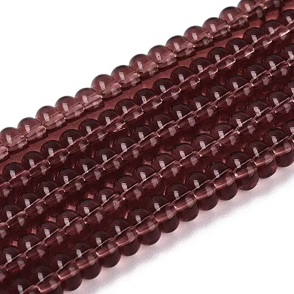 Transparent Glass Beads Strands