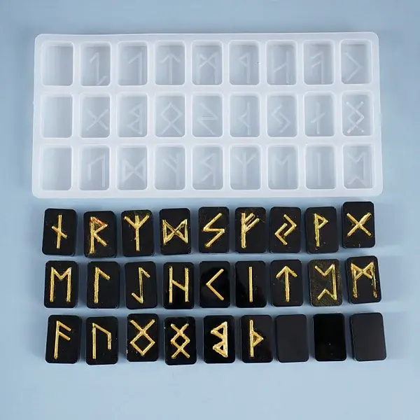 Runes/Futhark/Futhorc Silicone Molds