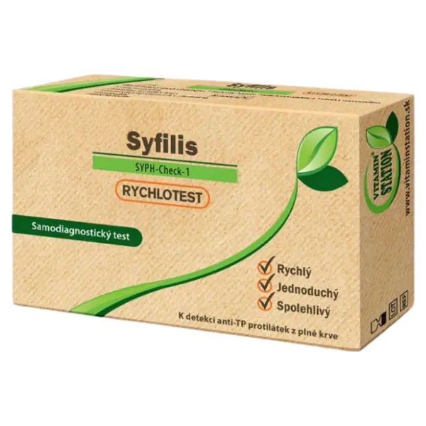 VITAMIN STATION Rychlotest syfilis samodiagnostický test 1 kus