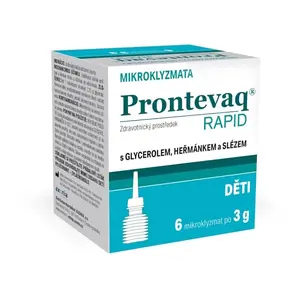 PRONTEVAQ Rapid mikroklyzma pro děti 6 x 3 g