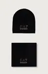 EA7 Emporio Armani  čepice a šála dámská s vlnou