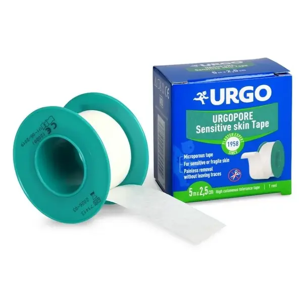 URGO Pore náplast netkaný textil 2.5 cm x 5 m