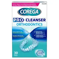 COREGA Pro Cleanser Orthodontics Čistící tablety 30 kusů