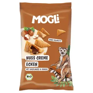 MOGLI Plněné lískooříškové taštičky 3r+ BIO 30 g