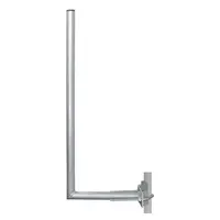 Anténní držák síta 25cm na stožár s vinklem, rozteč třmenu 100mm, trubka  28/2mm, výška 63cm