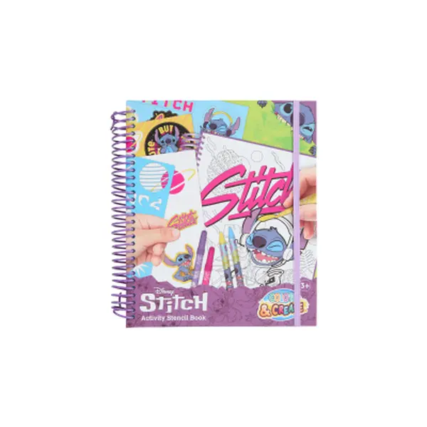 Kniha omalovánek a aktivit Stitch
