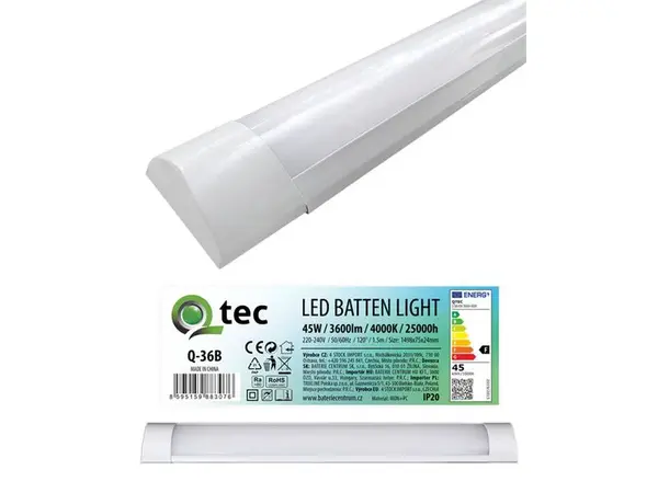 Svítidlo pod linku QTEC Q-36B 45W LED BATTEN LIGHT