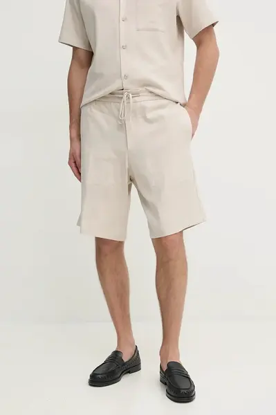 Šortky s prímesou ľanu Iceberg