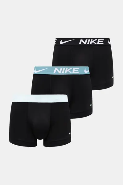 Boxerky Nike 3-pak pánske, čierna farba, 0000KE1156