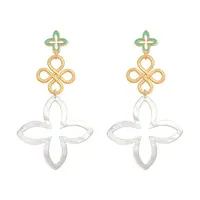 Pozlátené náušnice Lilou