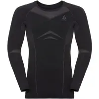 Odlo SUW MEN'S TOP L/S CREW NECK PERFORMANCE EVOLUTION WARM Pánské triko, černá, velikost