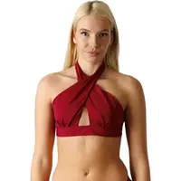 GOLDBEE CROSS Dámský vrchní díl plavek, vínová, velikost