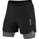 RDX T16 2V1 COMPRESSION MMA SHORTS Kraťasy na MMA, černá, velikost