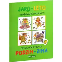 ELLA & MAX JARO, LÉTO, PODZIM, ZIMA Kniha samolepek a hádanek, mix, velikost
