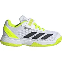 adidas COURTFLASH K COMFORT CLOSURE Dětská tenisová obuv, bílá, velikost