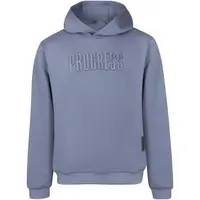 PROGRESS EMINENT Pánská mikina s kapucí, světle modrá, velikost