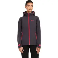 KILPI RAVIA Dámská softshellová bunda, tmavě šedá, velikost