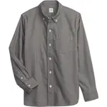 GAP BRUSHED OXFORD Chlapecká košile, šedá, velikost