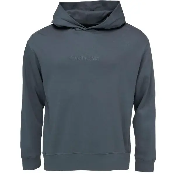 Calvin Klein L/S HOODIE Pánská mikina, tmavě modrá, velikost