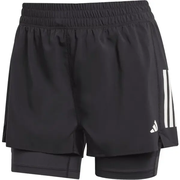 adidas OWN THE RUN B S 2IN1 W Dámské sportovní trenky, černá, velikost