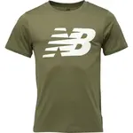 New Balance NB CLASSIC NB TEE Pánské triko, khaki, velikost