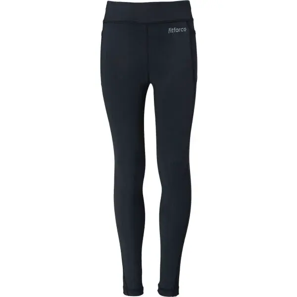 Fitforce TYPSY Dětské fitness legíny, černá, velikost 164-170