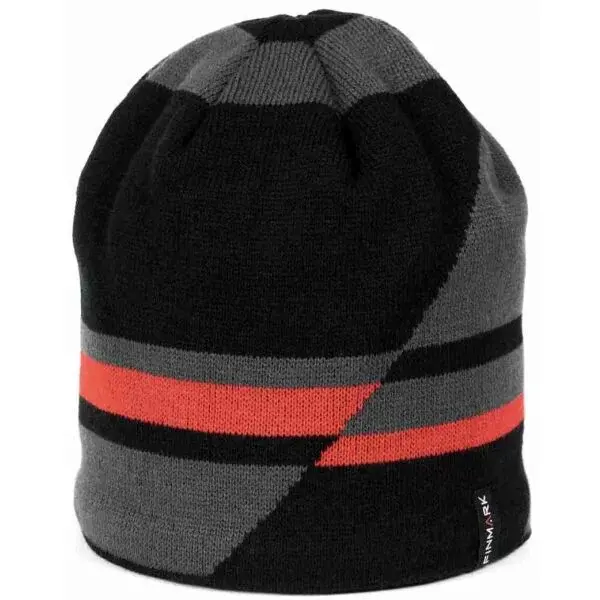 Finmark WINTER HAT Zimní pletená čepice, černá, velikost UNI