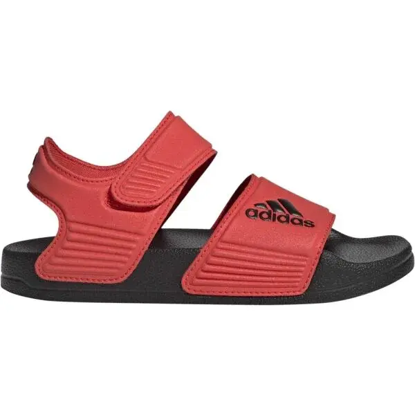 adidas ADILETTE SANDAL K Dětské sandály, červená, velikost