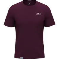 Hannah FRED Pánské tričko, vínová, velikost