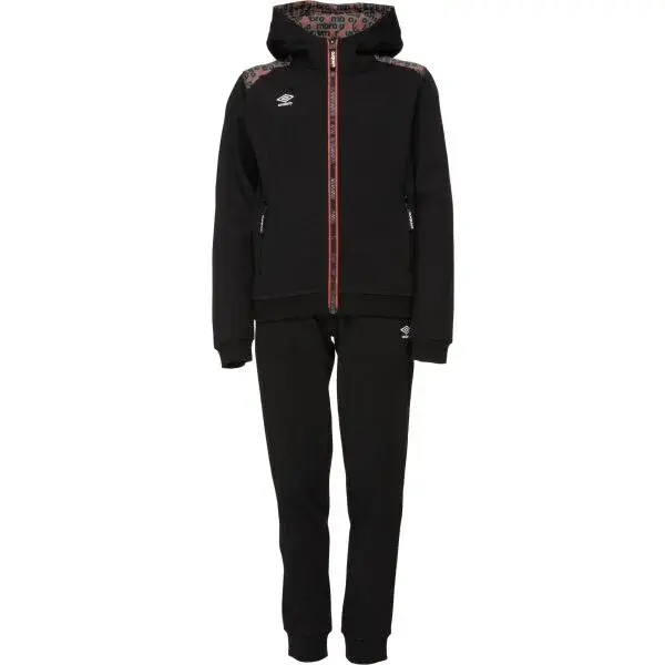 Umbro NARI Chlapecká tepláková souprava, černá, velikost 164-170