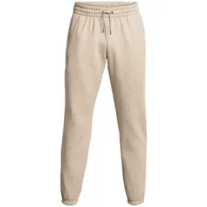 Under Armour ESSENTIAL Pánské tepláky, béžová, velikost