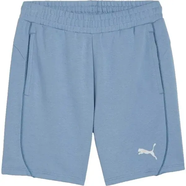 Puma TEAMFINAL CASUALS SHORTS Pánské sportovní kraťasy, světle modrá, velikost
