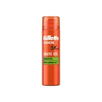 Gillette Fusion Gel na holení s mandlovým olejem 200 ml