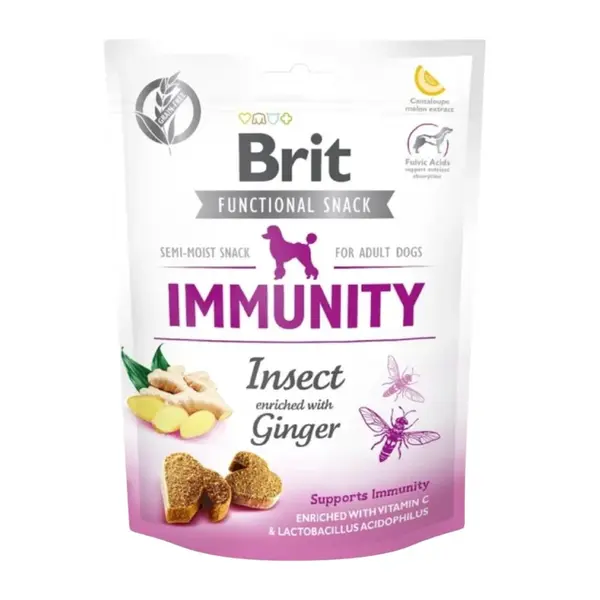 Brit Care Dog Functional Snack Immunity Insect 150g | Pamlsky pro psy