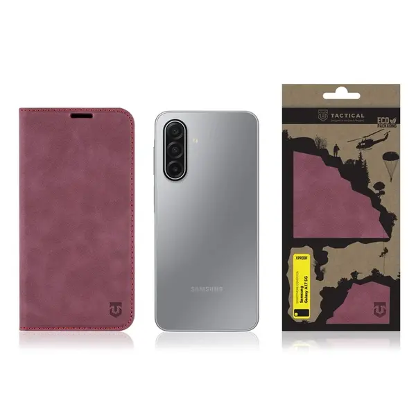 Flipové pouzdro Tactical Xproof pro Motorola G71, červená