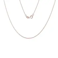 Řetízek rolo 25 z růžového zlata v délce 45 cm KLENOTA