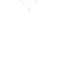 Náhrdelník zo žltého zlata s bezel diamantom KLENOTA