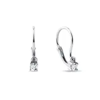 Detské náušnice s diamantom KLENOTA