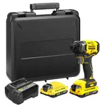 Stanley Nářadí - 18V rázový utahovák, 2x aku 2,0 Ah Li-Ion, nabíječka SFMCF810D2K-QW