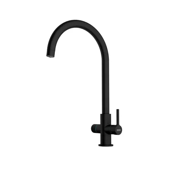 Franke Lina - Dřezová baterie FC 3080.901, s filtrační funkcí, matná černá 120.0730.807