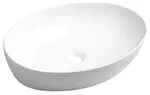 Sapho Umyvadla - Umyvadlo Pera 63x42 cm, bez otvoru pro baterii, bez přepadu, bílá AR457