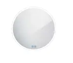 Nimco Zrcadla - Zrcadlo s LED osvětlením, průměr 60 cm, dotykový senzor, hliník ZP 26000RVX