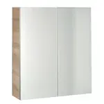 Aqualine Vega - Zrcadlová skříňka 60x70x18 cm, dub platin VG860