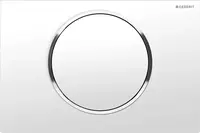 Geberit Sigma10 - Ovládací tlačítko splachování, bílá/chrom 115.758.KJ.5