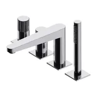 OMNIRES Contour - Baterie na okraj vany, 4-otvorová instalace, chrom CT8032CR