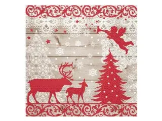 Ubrousek P 33x33 vánoční SDL080800