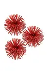 Sada vánočních přívěsků Pols Potten prickle ornaments 7 cm 3-pack