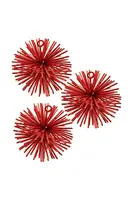 Sada vánočních přívěsků Pols Potten prickle ornaments 7 cm 3-pack