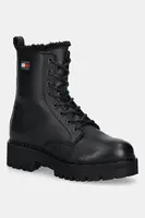 Kožené kotníkové boty Tommy Jeans TJW URBAN LACEUP BOOT WL